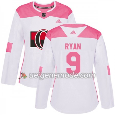 Dame Eishockey Ottawa Senators Trikot Bobby Ryan 9 Adidas 2017-2018 Weiß Pink Fashion Authentic